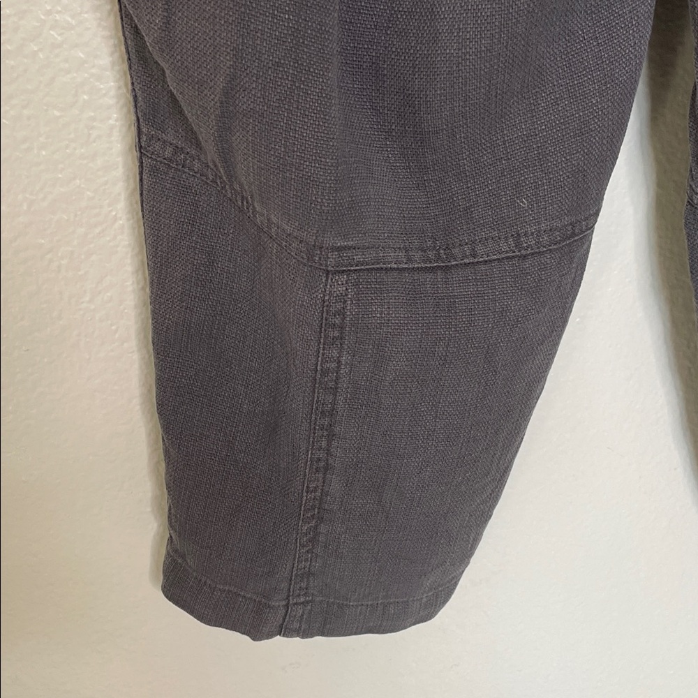 Pure jill Tencel Relaxed Pants Gray Large - Picture 5 of 7